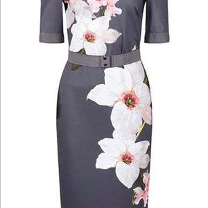 Ted Baker Chatsworth Floral Bloom Dress size 4